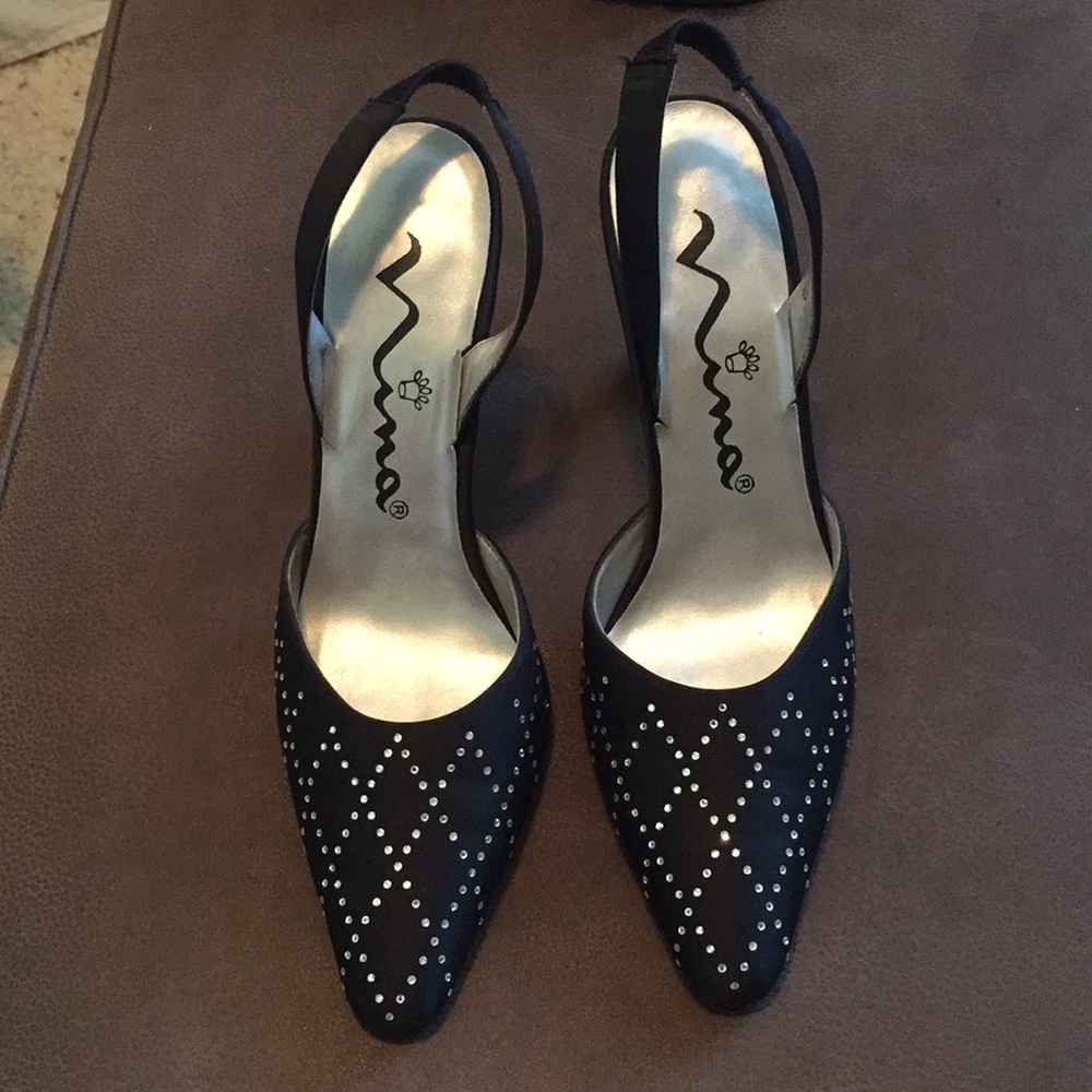 Dazzling rhinestone, vintage heels